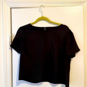 Forever 21 black crop top